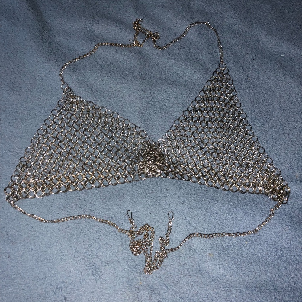 Ocean Moon chain mail bra